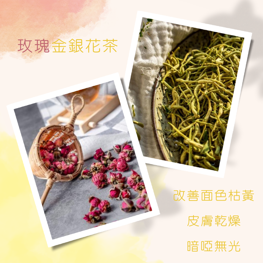 玫瑰金銀花茶（5包裝）